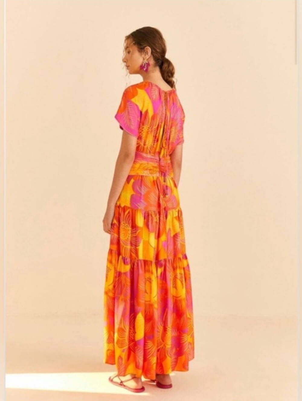 Farm Rio Summer Garden Ombre Maxidress - Picture 3 of 4